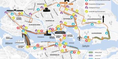 Mapa Stockholm marathon
