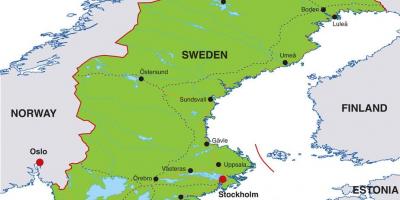 Stolica Szwecji na mapie