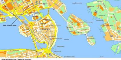 Mapa Sztokholm cruise terminal