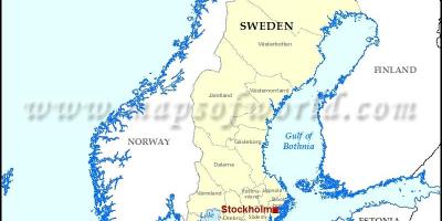 Sztokholm na mapie świata