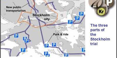 Mapa Sztokholmu, parking