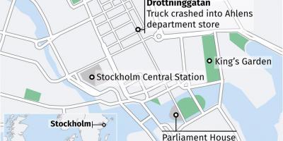 Mapa w Sztokholm