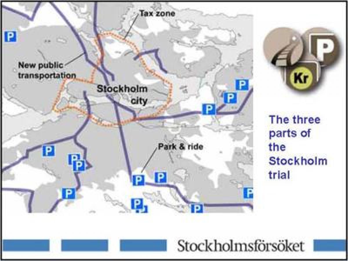mapa Sztokholmu, parking