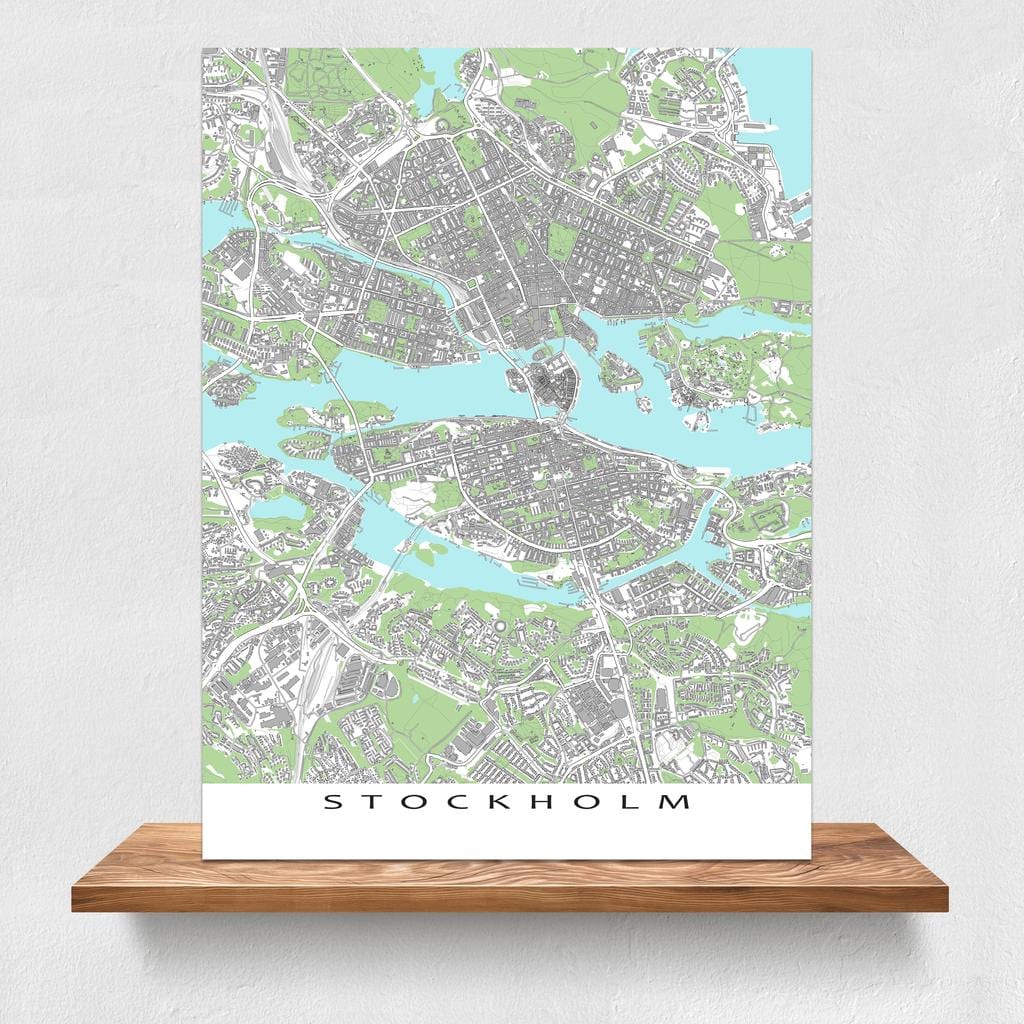 mapa Sztokholmu wydrukować mapę