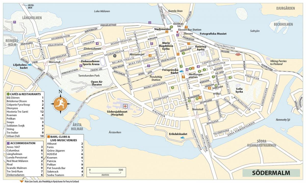 mapa sztokholmu